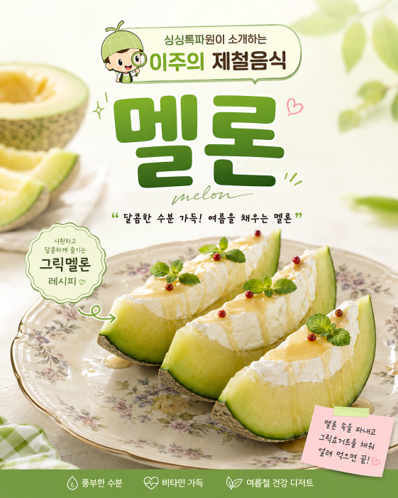 싱싱톡파원이 전하는 제철음식! 멜론!!