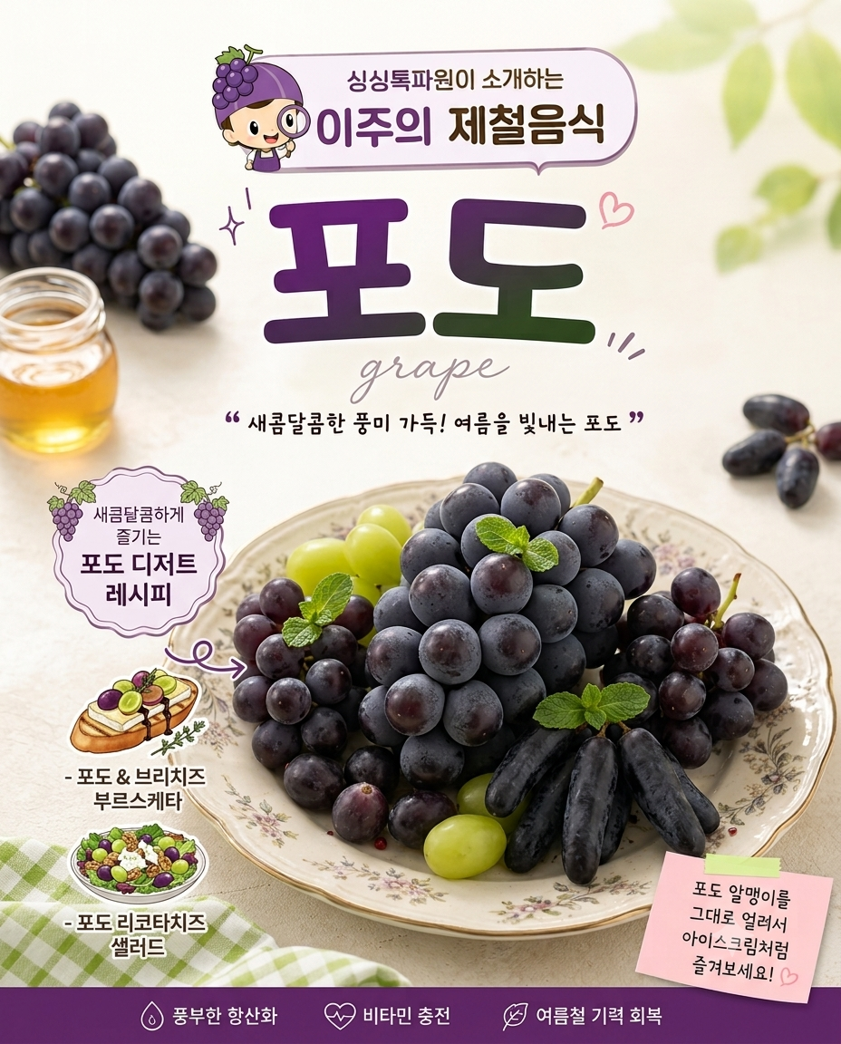 싱싱톡파원이 전하는 제철음식! 포도
